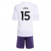 Maillot de foot Manchester United Leny Yoro #15 Extérieur vêtements enfant 2025-26 Manches Courtes (+ pantalon court)